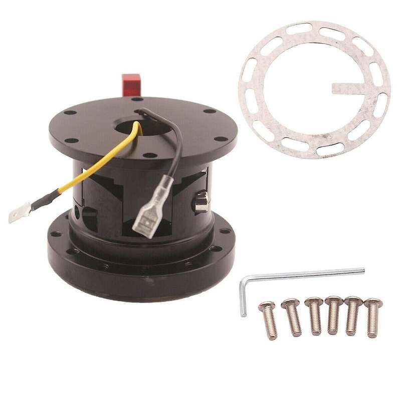 Quick Release Ball Lock System Steering Wheel Hub Flip Up Tilt without Lock