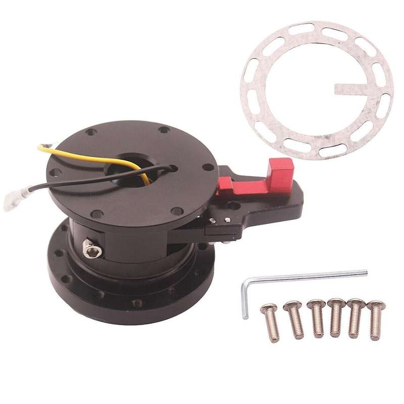 Quick Release Ball Lock System Steering Wheel Hub Flip Up Tilt without Lock