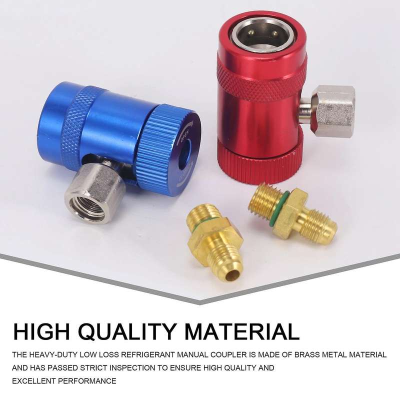 R1234yf Self-sealing Can Tap with R134a Tank Adapter and R1234 Quick Couplers, for A/c Refrigerants