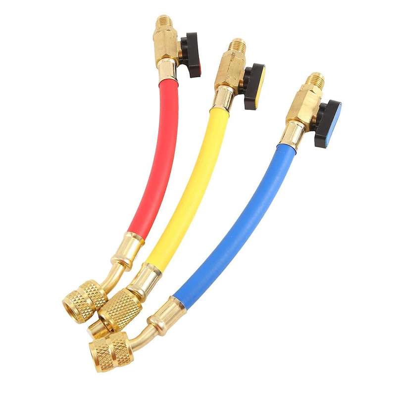 R134A R410 R22 HBA-B03 PSI Manifold Gauge Set A/C Refrigeration Charging Hose HVAC Refrigerant Hose