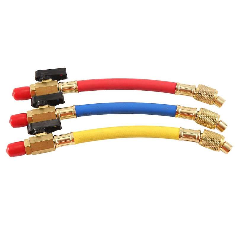 R134A R410 R22 HBV-B01 PSI Manifold Gauge Set A/C Refrigeration Charging Hose HVAC Refrigerant Hoses