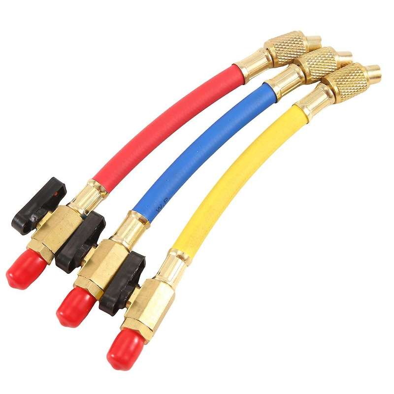 R134A R410 R22 HBV-B01 PSI Manifold Gauge Set A/C Refrigeration Charging Hose HVAC Refrigerant Hoses