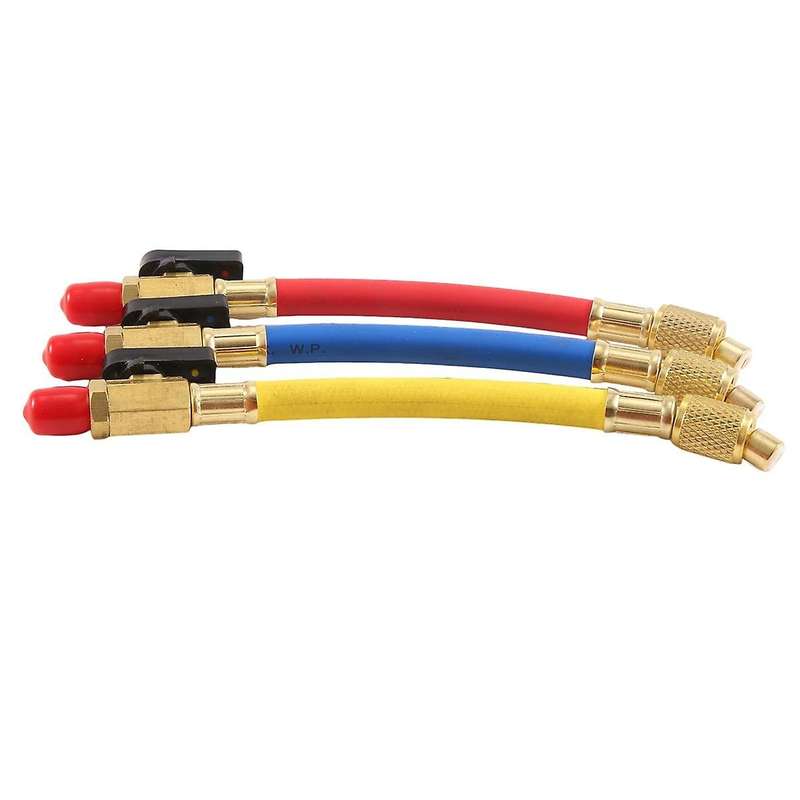 R134A R410 R22 HBV-B01 PSI Manifold Gauge Set A/C Refrigeration Charging Hose HVAC Refrigerant Hose