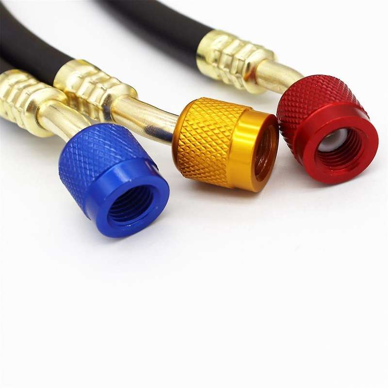 R410A 1/4 Inch SAE Charging Hose Set HVAC Air Condition Refrigerant Charging Hoses for R410A R22 R13
