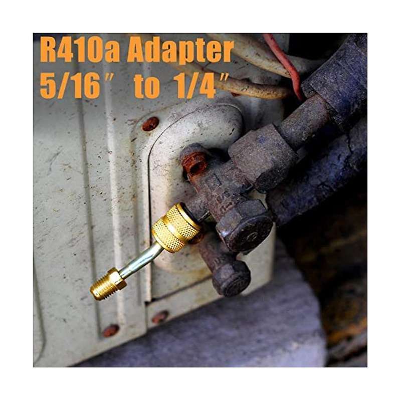 R410a Adapter for Mini Split System Air Conditioner Hvac 5/16inch Female to 1/4inch Male Flare,valv