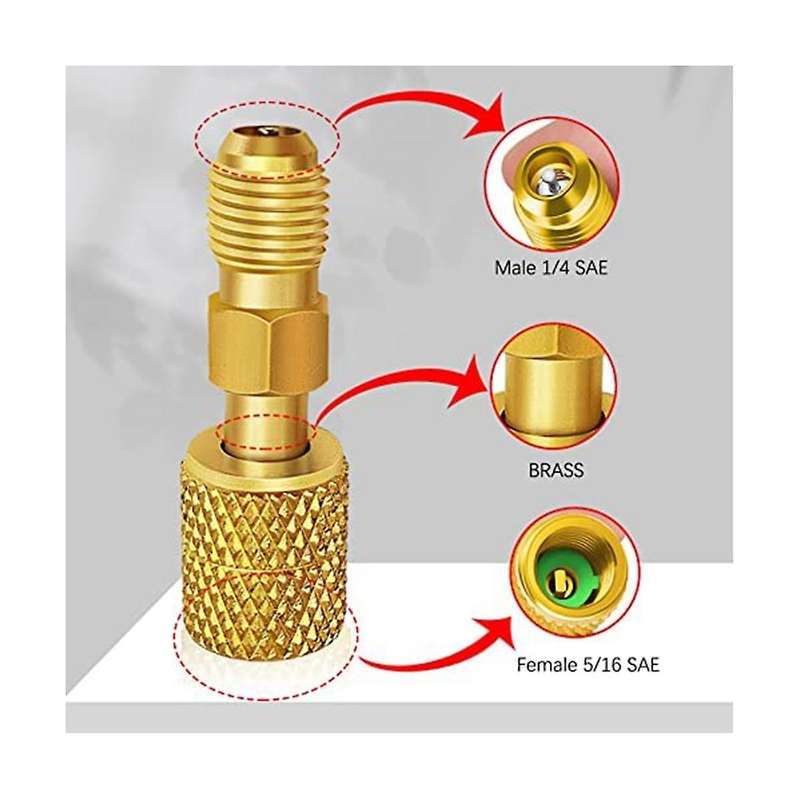 R410a Mini Split Adapter Kit, R410a Adapter Kit, R410a Swivel Adapters, for Mini Split System Air C