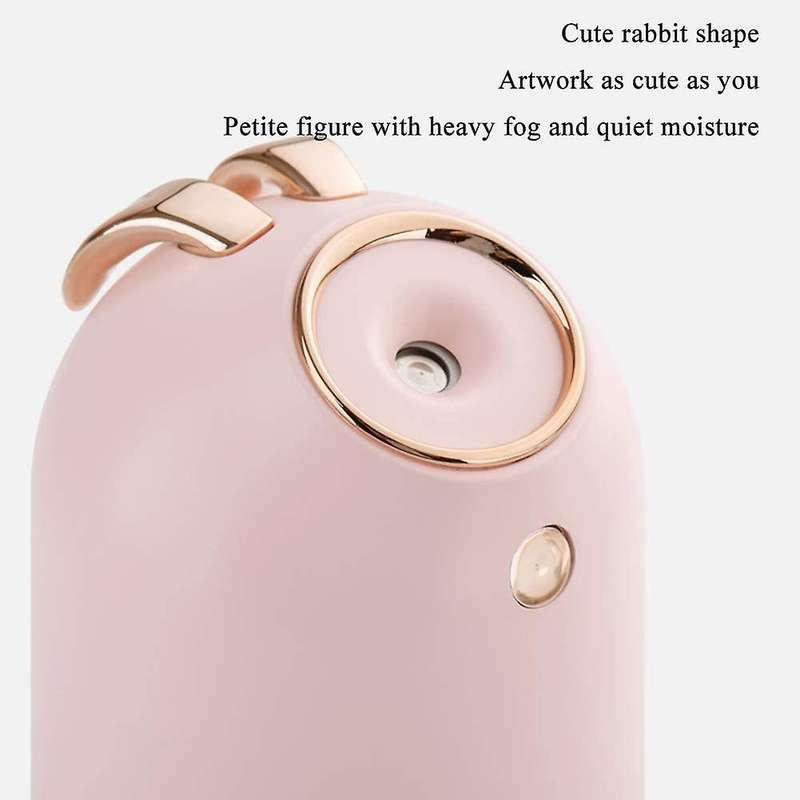 Rabbit Humidifier, Car USB Humidifier, Timed Water Replenishing Portable Humidifier, Colorful Mute A