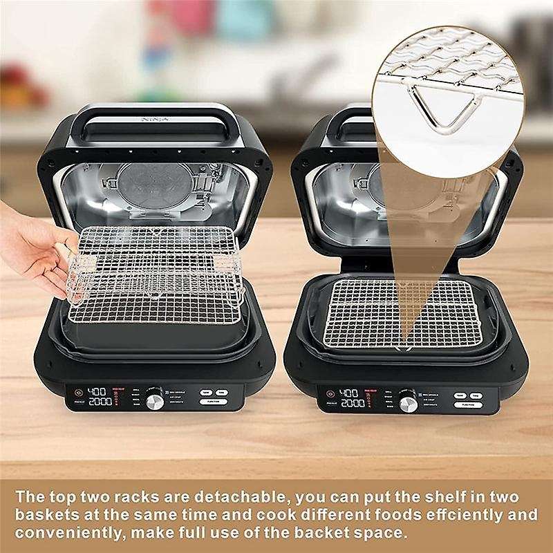 Rack for Ninja Foodi Grill Xl , Multi-layer Dehydrator Rack Toast Rack Accessories
