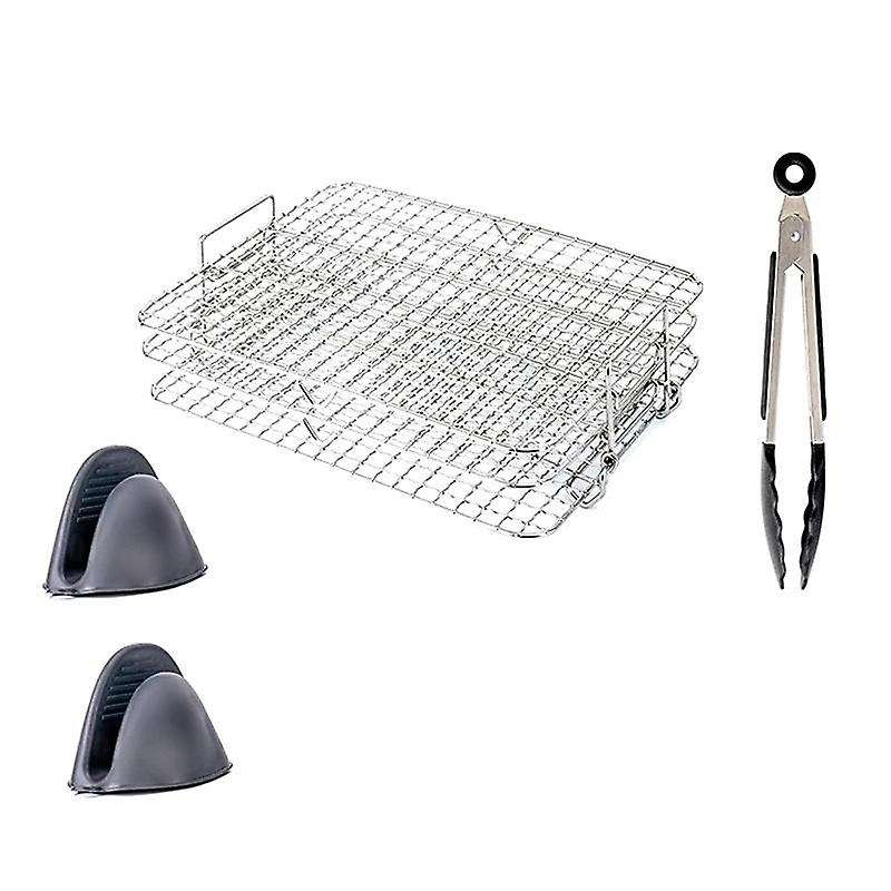 Rack for Ninja Foodi Grill Xl , Multi-layer Dehydrator Rack Toast Rack Accessories