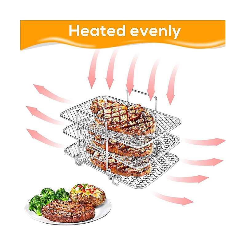 Rack for Ninja Dual 304 Stainless Steel Multi-layer Dehydrator Rack Toast Rack