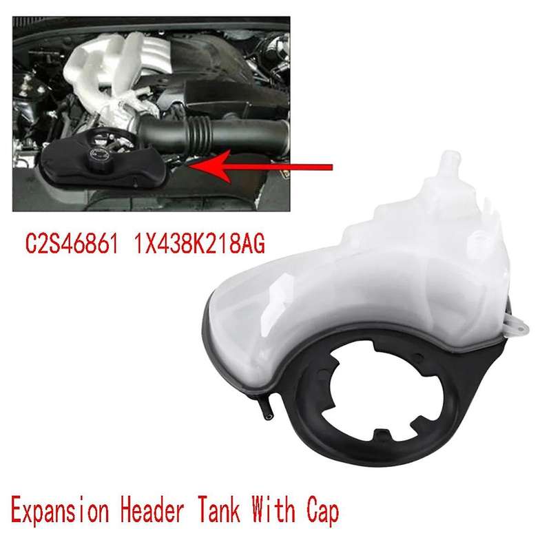 Radiator Coolant Expansion Header Tank with Cap for X-Type C2S46861 1X438K218AG