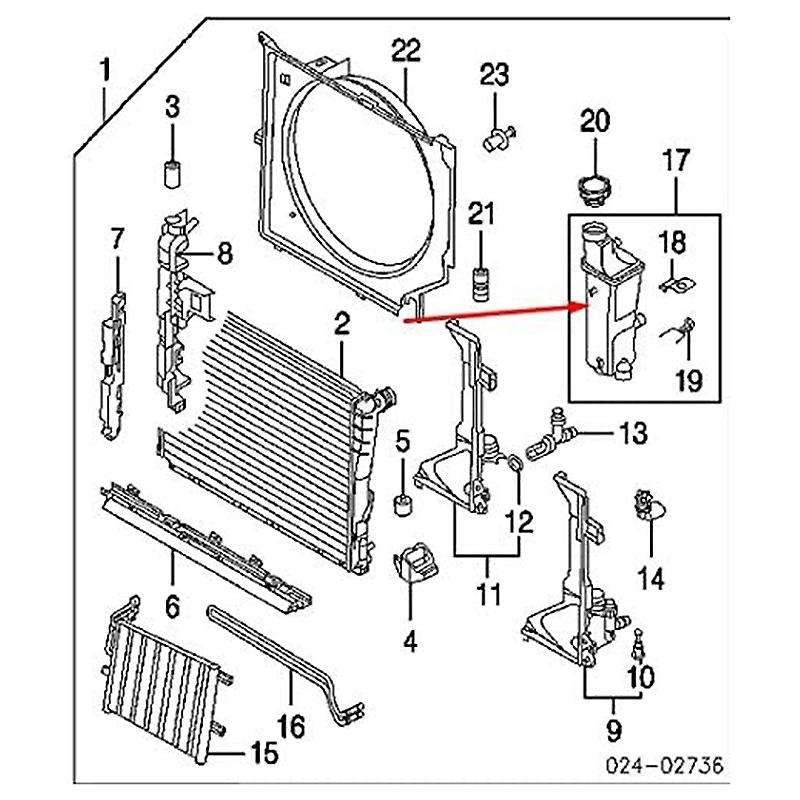 Radiator Coolant Overflow Expansion Tank Bottle 17117573781for Bm W 3 Series E46 X3 E83 E53 17137787