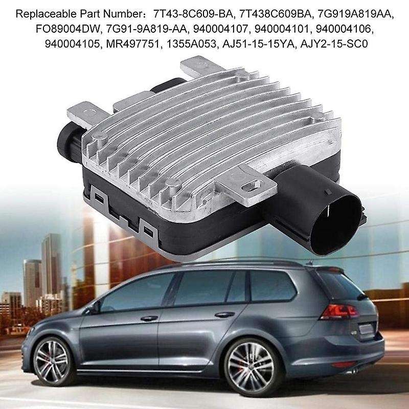 Radiator Cooling Fan Control Module Fan Control Module Regulator for S60 7T43-8C609- 7G919A819AA FO8