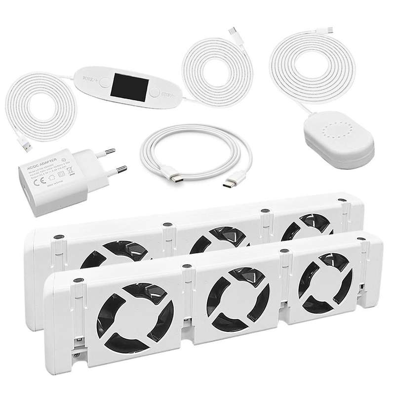 Radiator Fan Smart Radiator Booster Extension Set Ventilator Fan Universal Promote Hot Circulation