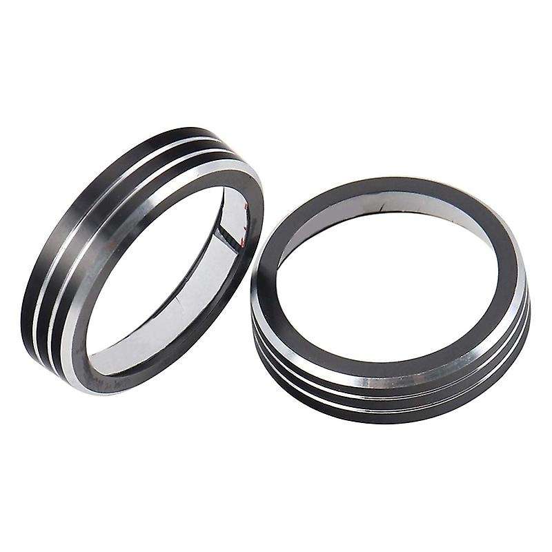 Radio AC Knobs Switch Button Cover for Durango 2014 2015 2016 2017 2018 Aluminum Alloy Interior Acce