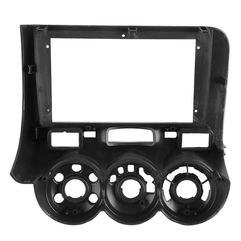 Radio Fascias for JAZZ MANUAL AC 2006 9 Inch Stereo Panel Dash Kit LHD Silver Gray