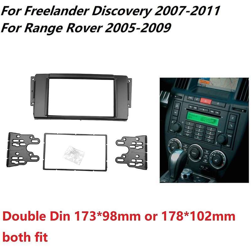 Radio Trim Kit for 2007-2011 Range 2005-2009 2 Din DVD Stereo Panel Frame Facia