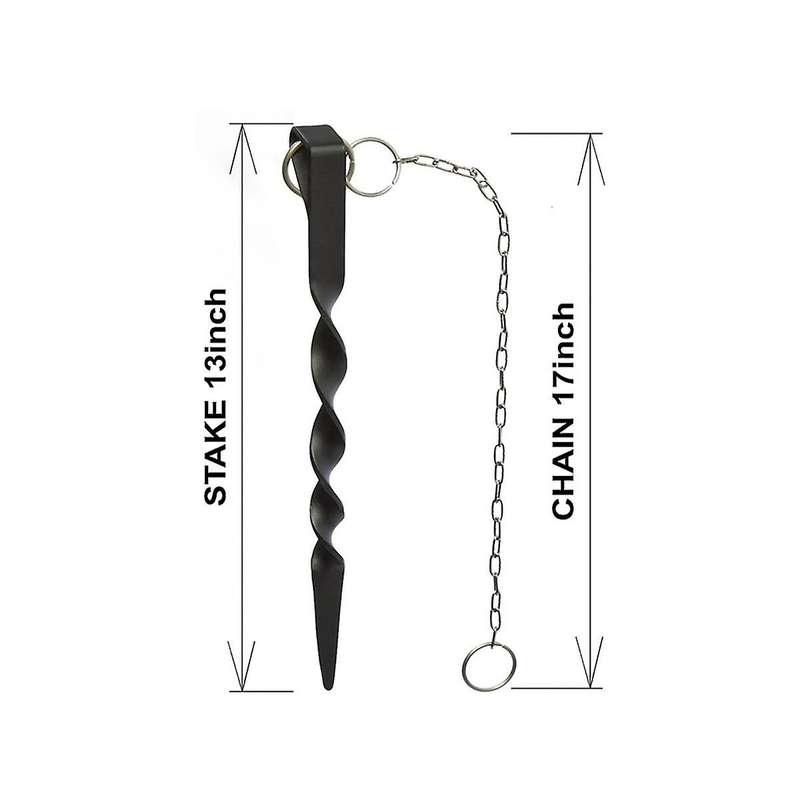 Rain Chain Adapter Anchoring Stake -coated Metal Garden Downspout Substitution Outdoor Decoration fo