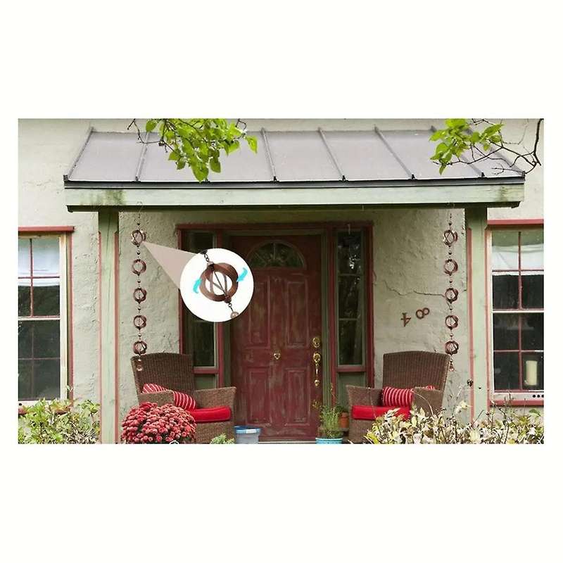 Rain Gutter Chains Adapter Hook Rain Chain Downspout Outlet Accessories Rain Chain Spinning Decorati