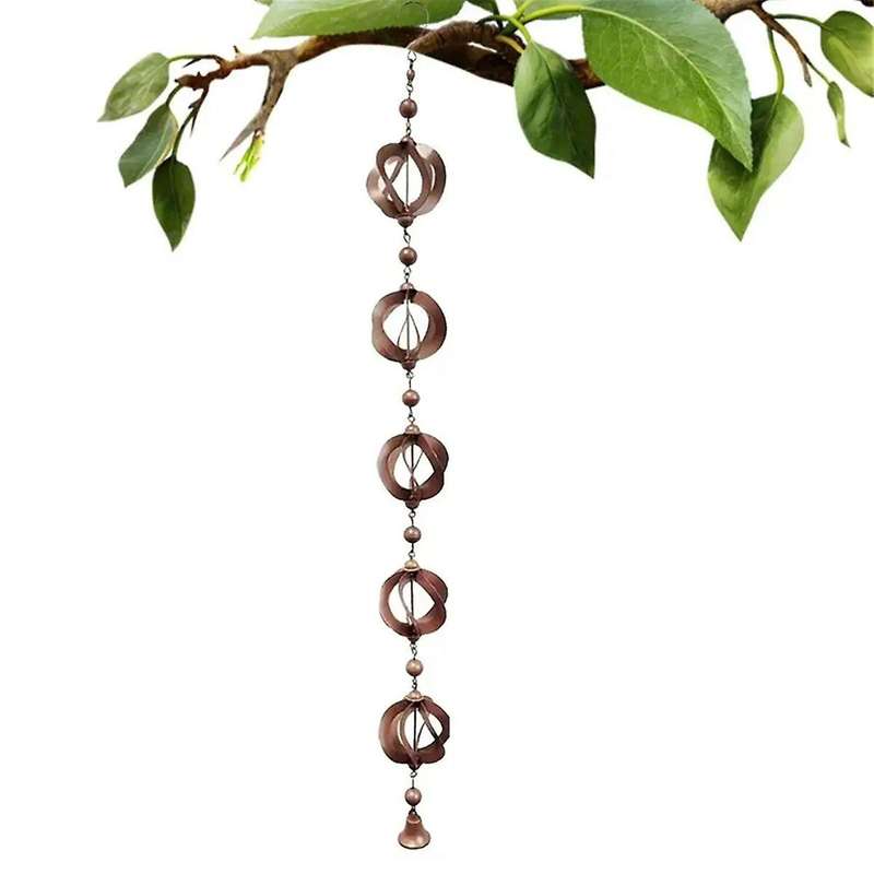 Rain Gutter Chains Adapter Hook Rain Chain Downspout Outlet Accessories Rain Chain Spinning Decorati