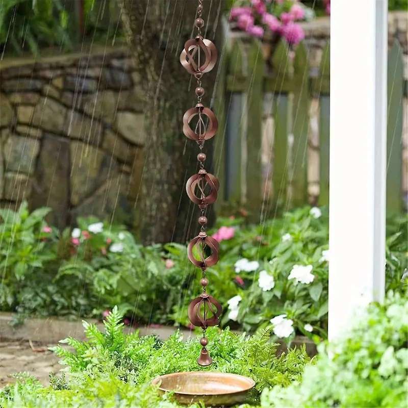Rain Chains, Roof Gutter Downspout/spout Channel, Rainwater Water Catcher/diverter, Metal