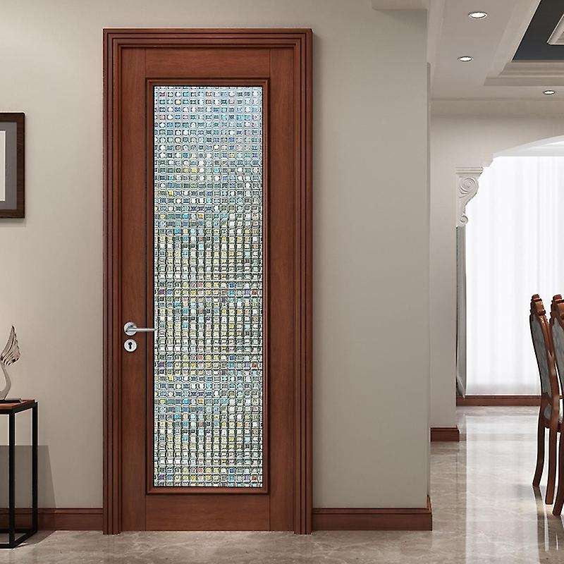 Rainbow Decorative Window Film Tinted Static Self Adhesive Cling Glass Stickers 3d Mosaic Privacy G