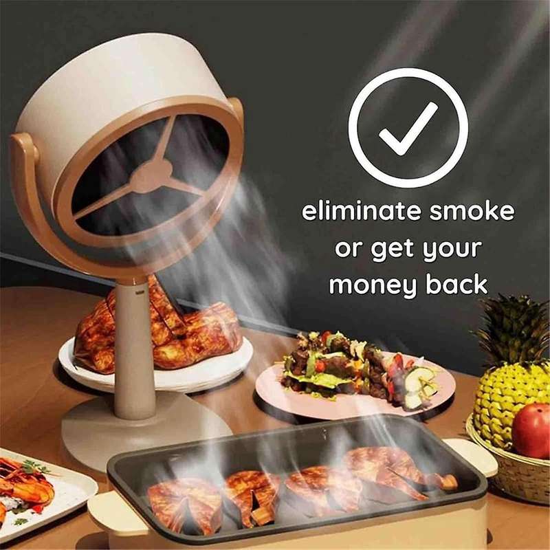 Range Hood Desktop Range Hood Small Desktop Suction Adsorption Oil Barbecue Range Hood Purifier