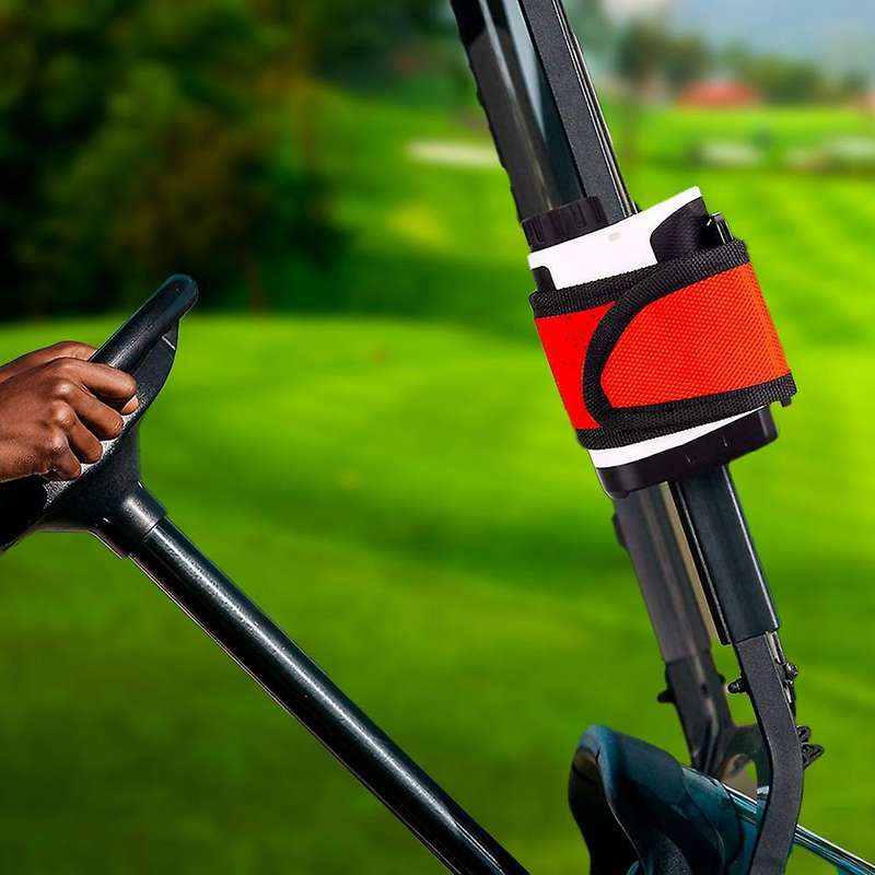 Range Finder Golf Fixed Band Sticker Golf Range Finder Magnetic Holder Strap Belt with Bracket,c