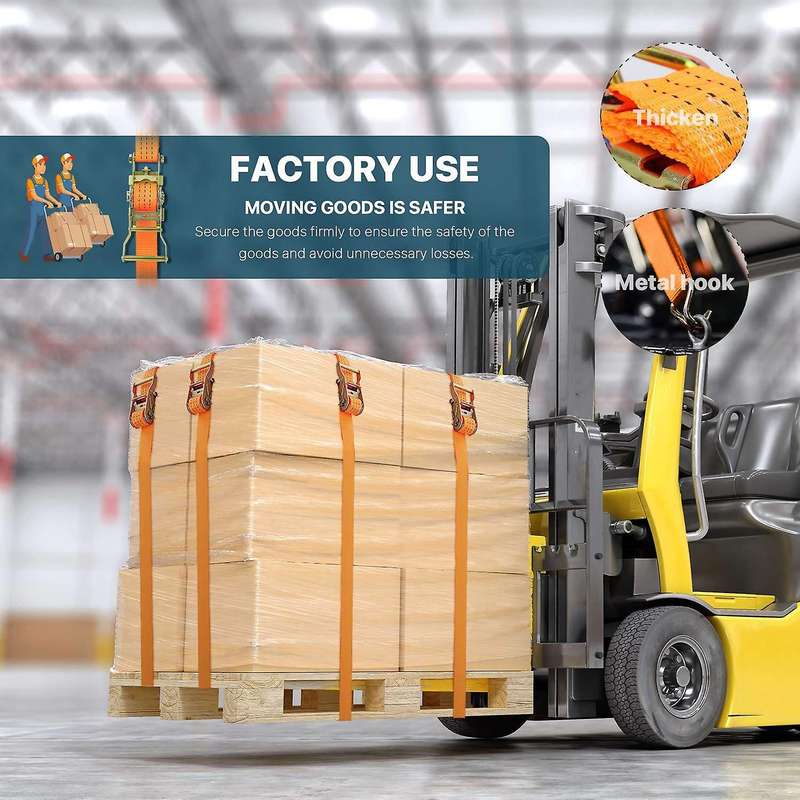 Ratchet Straps,heavy Duty 3,8 X 300 Cm Ratchet Tie Downs,tie-down Ratchet Straps J Hook for Trucks