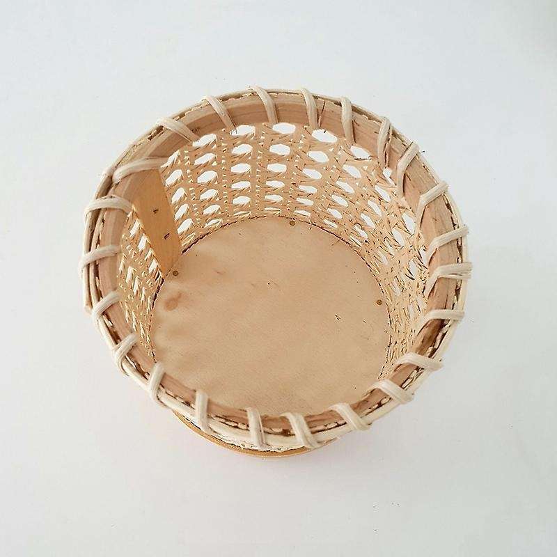 Rattan Chopsticks Storage Handmade Spoon Organizer Holder Pen Pencils Organization Vase Support Home