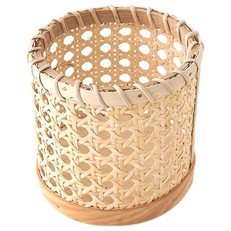 Rattan Chopsticks Storage Handmade Spoon Organizer Holder Pen Pencils Organization Vase Support Home