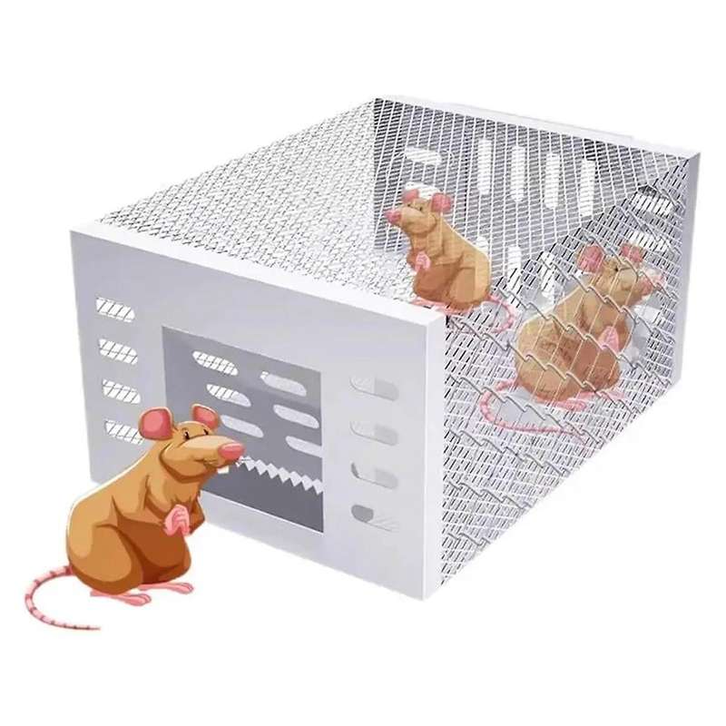 Rat Trap Mousetrap Automatic Continuous Cycle Mouse Trap Household Rat Catching Artifact Mousetrap