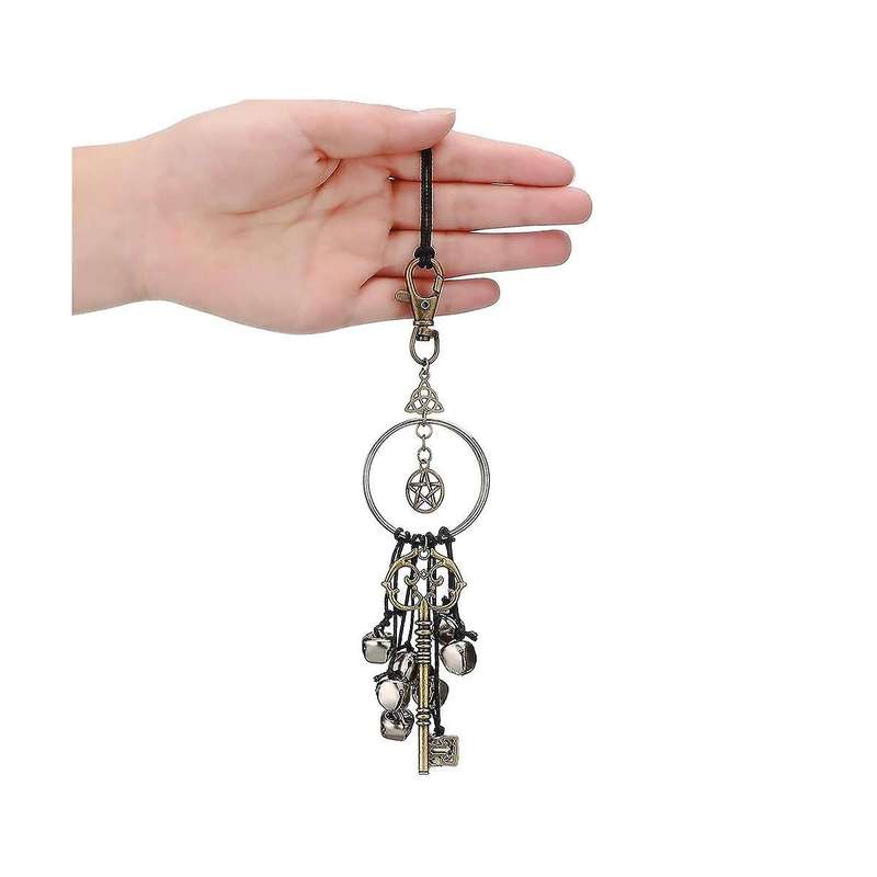 Rattan Wind Chimes Pray Crystal Wind Chimes Witch Protect Door Handle Pendants Family Room Decoratio