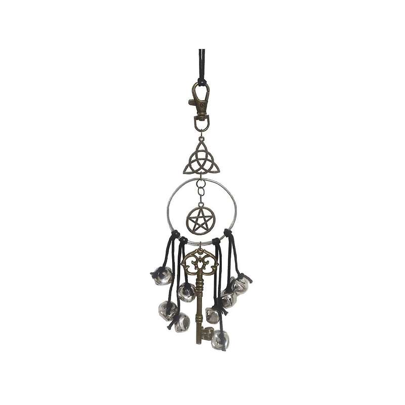 Rattan Wind Chimes Pray Crystal Wind Chimes Witch Protect Door Handle Pendants Family Room Decoratio
