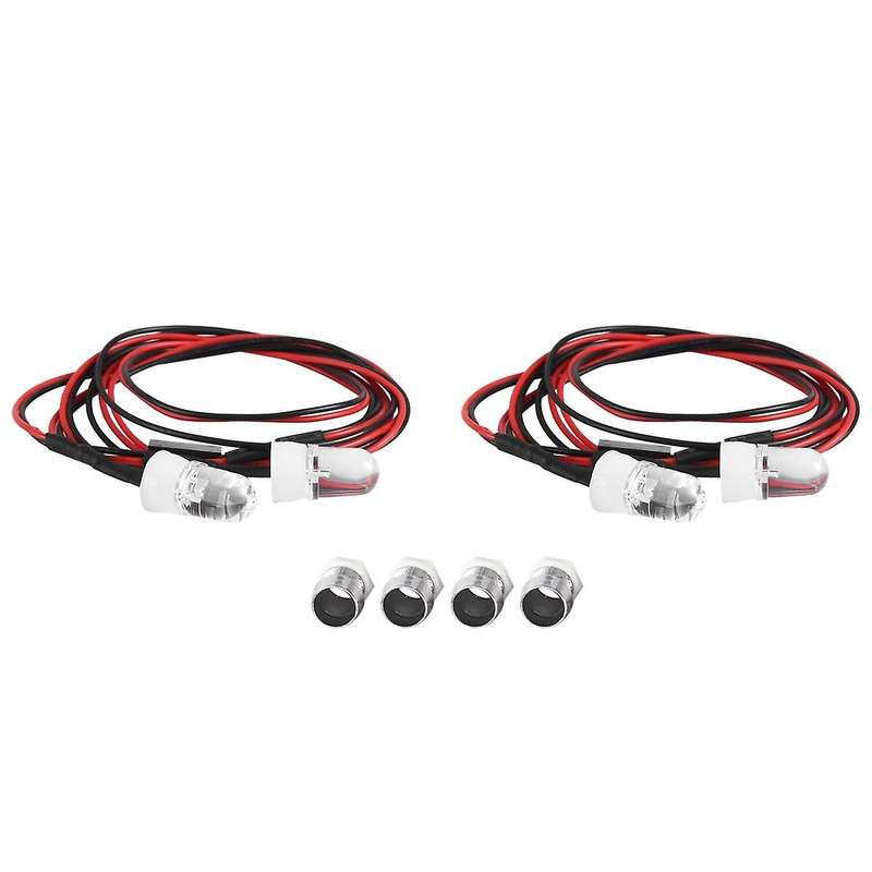 Rc Car Lights 3-9v Light Set Headlight Head Light Lamps for 1/5 1/8 1/10 1/12 1/14 Rc Model Car Tru