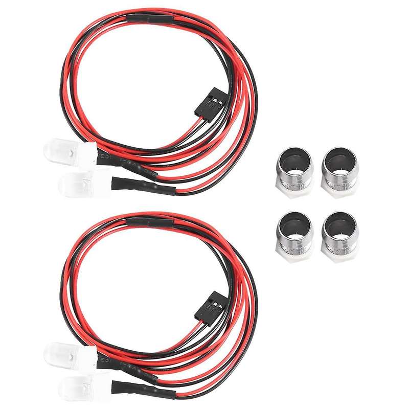 Rc Car Lights 3-9v Light Set Headlight Head Light Lamps for 1/5 1/8 1/10 1/12 1/14 Rc Model Car Tru