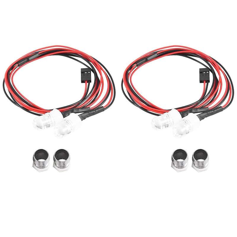Rc Car Lights 3-9v Light Set Headlight Head Light Lamps for 1/5 1/8 1/10 1/12 1/14 Rc Model Car Tru