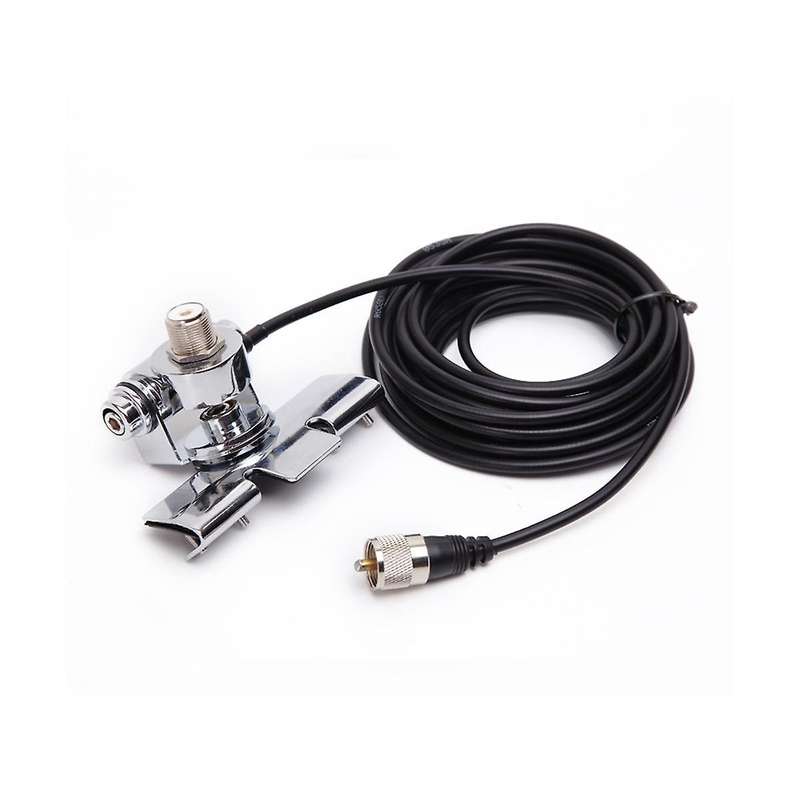 Rb-400 with 5m Cable Silver Car Antenna Bracket Adjustable Angle Hatchback Door Suitable for Qty Mob
