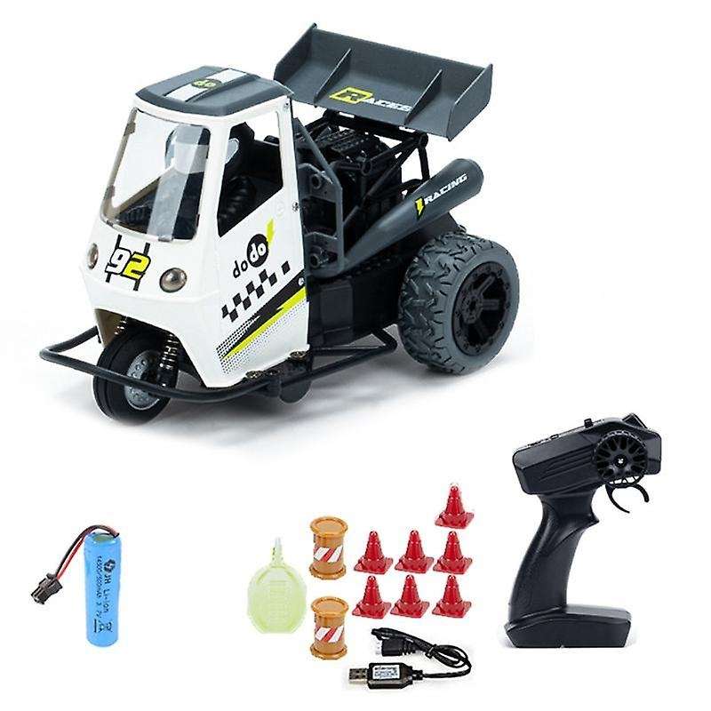 Rc Car Motor Tricycle 2.4G SERVO Remote Control Light and Sound High Speed Emulation Motorcycles