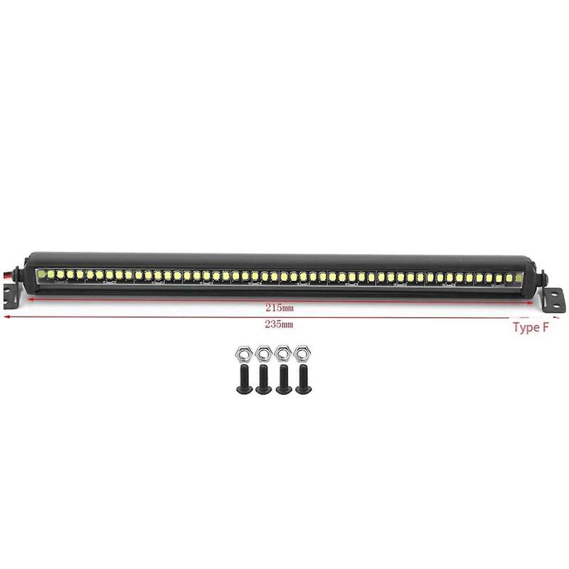 RC Car Roof Lamp 24 36 LED Light Bar for 1/10 RC Crawler Axial SCX10 90046/47 SCX24 Wrangler D90 TRX