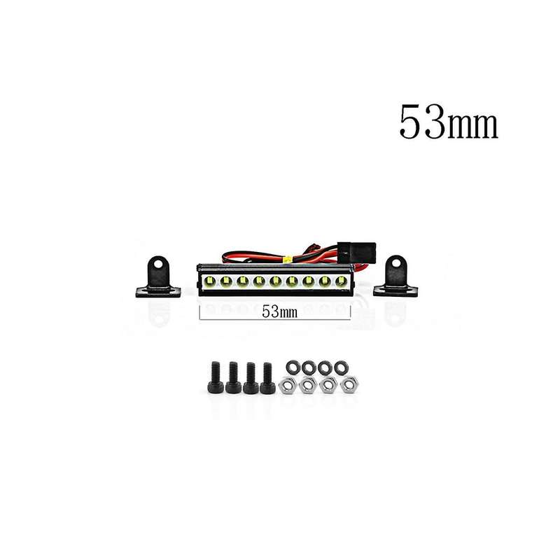 Rc Car Roof Lamp 9/18/25 LED Light Bar for 1/10 Rc Crawler Trx4 Axial Scx10 90046 Scx24 Wrangler D90