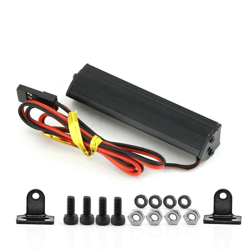 Rc Car Roof Lamp 9/18/25 LED Light Bar for 1/10 Rc Crawler Trx4 Axial Scx10 90046 Scx24 Wrangler D90