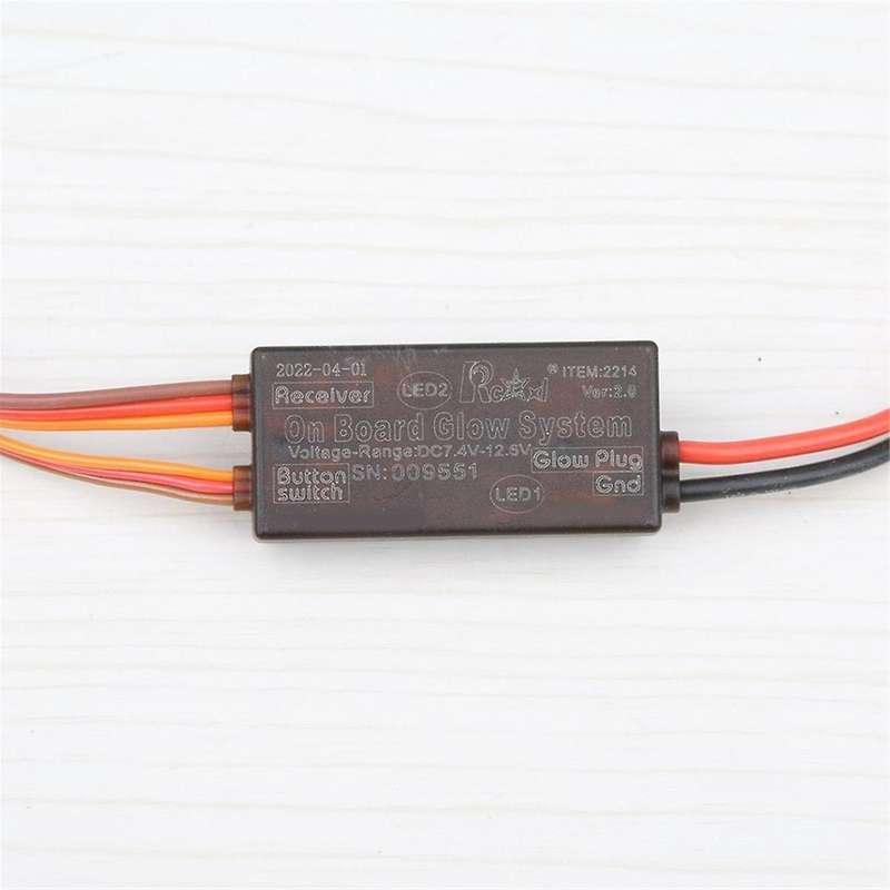 RCEXL Universal on Board Glow System Methanol Engine Start with LED Indicator for OS SAITO RC Car A