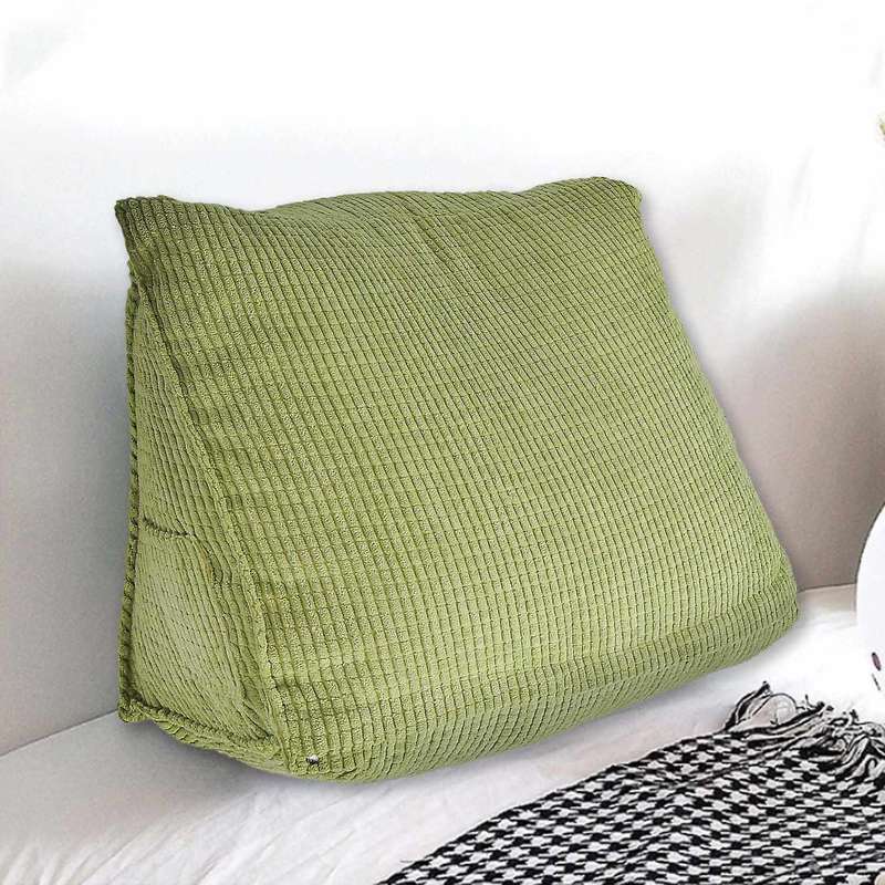 Reading Backrest Cushion Wedge Pillow Back Cushion Lumbar Pad Bed Office Chair Rest Pillow Back Supp