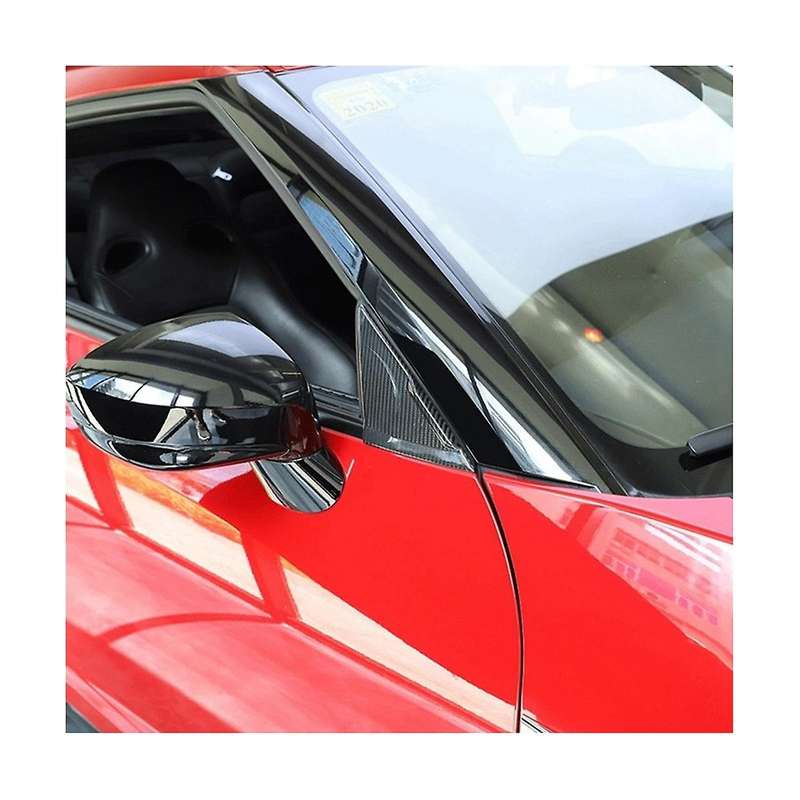 Real Carbon Fiber A-pillar Sticker Front Window Triangle Cover for R35 2008-2016
