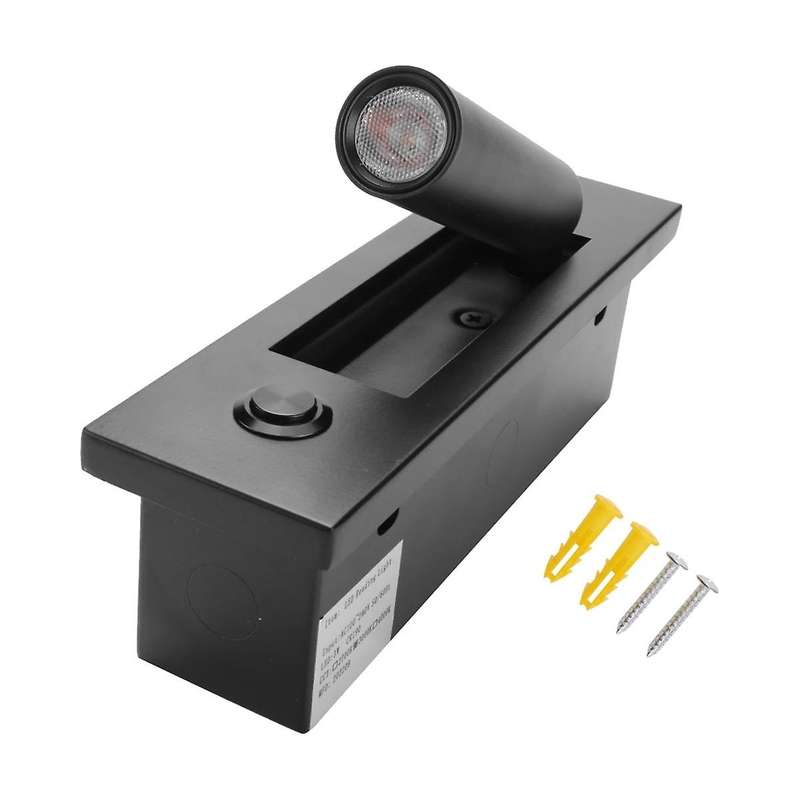Reading Lights,headboard Wall Light Reading Light Recessed Push Switch Wall for Living Room, Bedroo