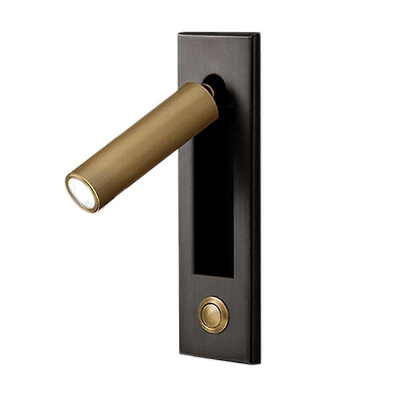 Reading Lights,Headboard Wall Light Reading Light Recessed Black Gold