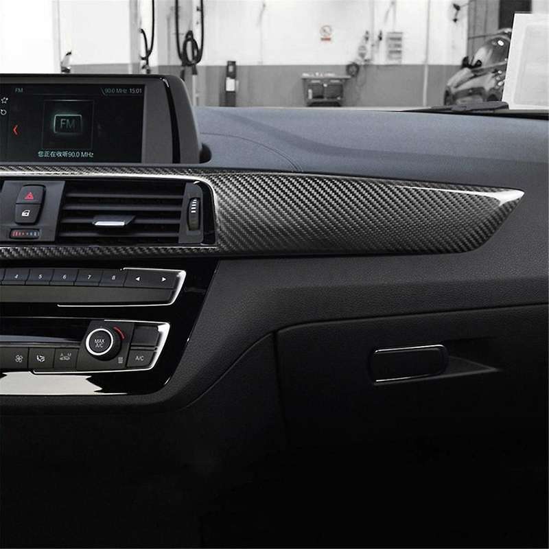Real Carbon Fiber Car Dashboard Panel Instrument Cover for F20 F22 F23 1 2 Series Interior Accessor