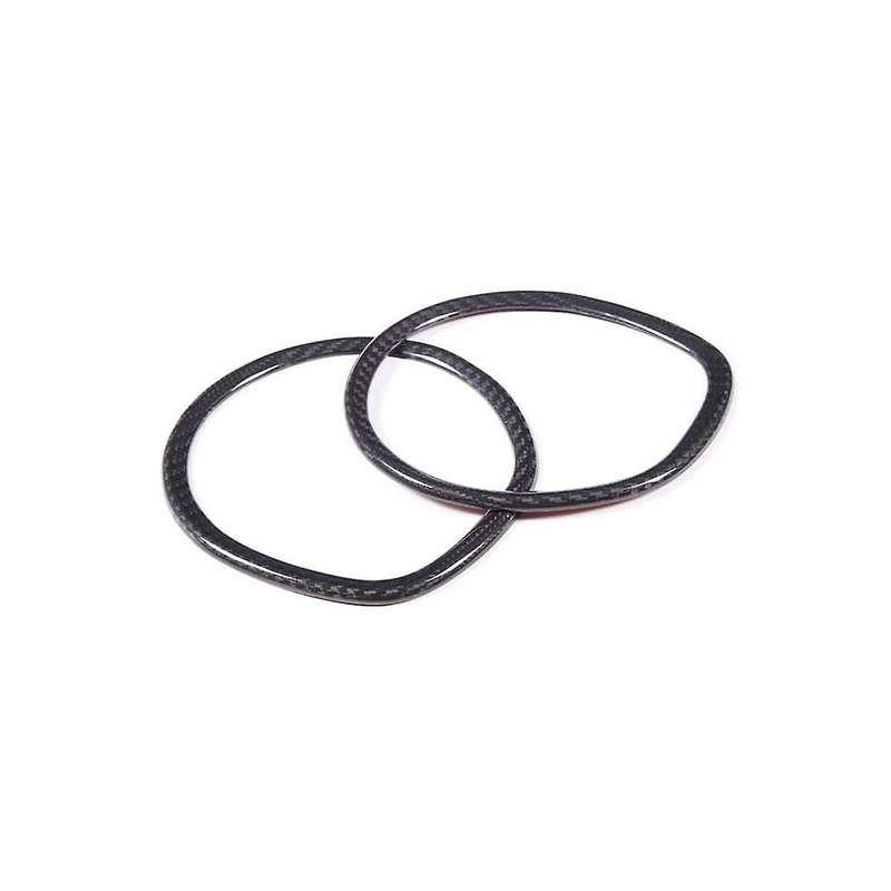 Real Carbon Fiber Car Dashboard Tachometer Decorative Ring Sticker for 2014-2020