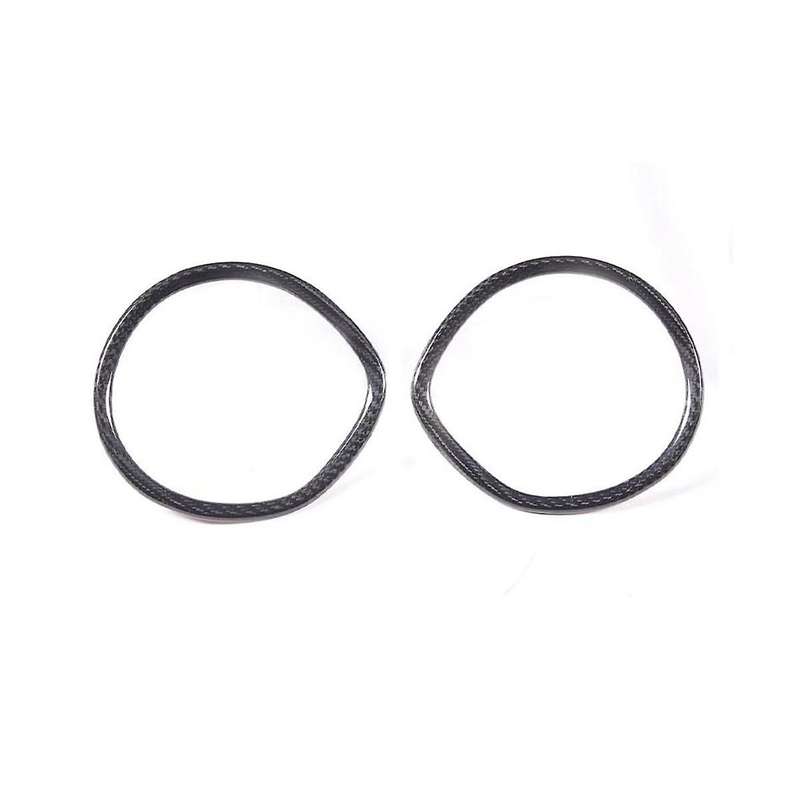 Real Carbon Fiber Car Dashboard Tachometer Decorative Ring Sticker for 2014-2020
